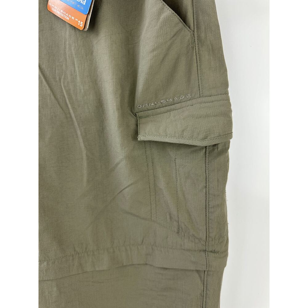 Columbia Women's Aruba III Convertible Pant Green UPF Zip Off Shorts Size XL - Picture 5 of 12
